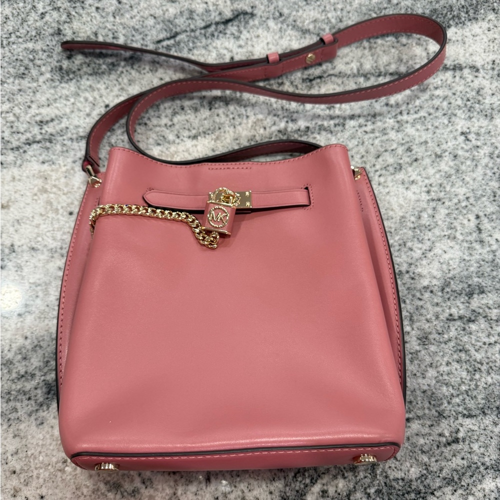 Michael Kors Rose Crossbody Bucket Bag NWOT